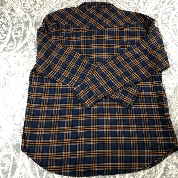 Men’s Lucky Brand Plaid Saturday Stretch Shirt XL - Picture 8 of 8